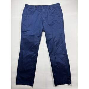 Bonobos Men's "Monday" Blue Slim Straight Chino Pants - Size 33x28 (34x28)